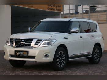 Nissan  Patrol  Titanium  2015  Automatic  240,000 Km  8 Cylinder  Four Wheel Drive (4WD)  SUV  White