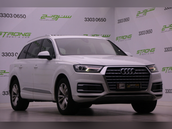 Audi  Q7  2019  Automatic  180,000 Km  4 Cylinder  Four Wheel Drive (4WD)  SUV  White