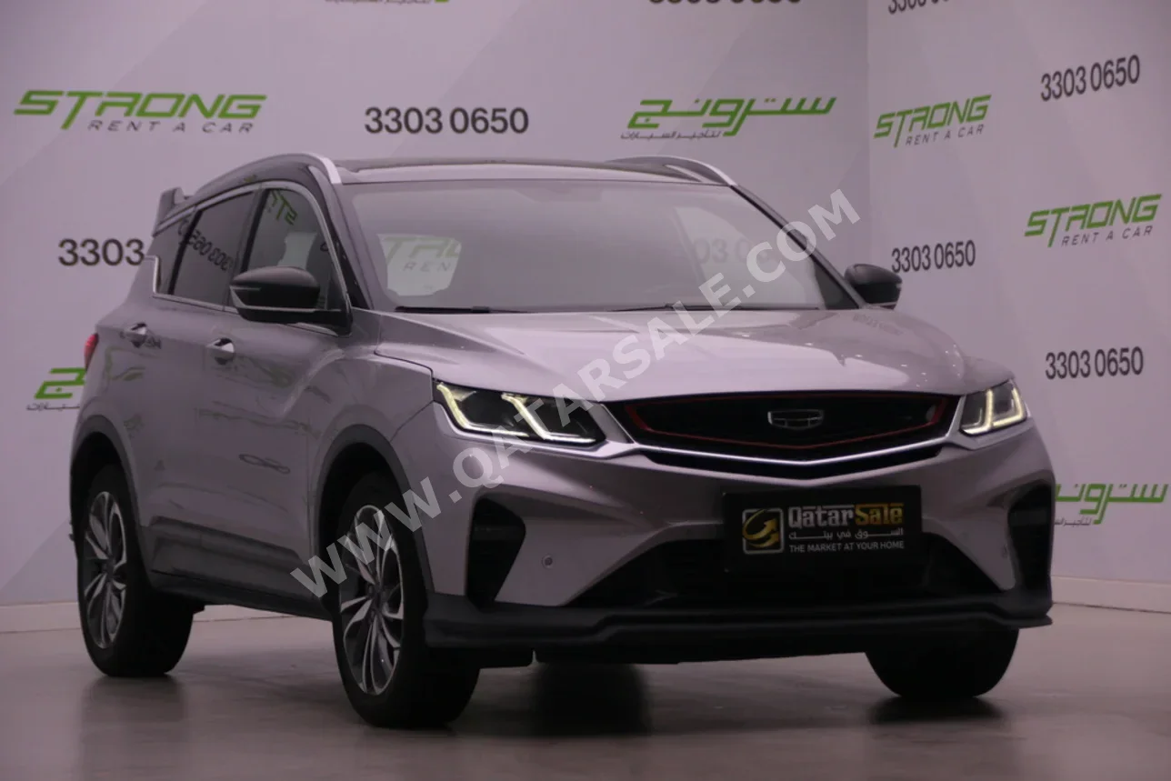 Geely  Coolray  2023  Automatic  50,000 Km  3 Cylinder  Front Wheel Drive (FWD)  SUV  Gray  With Warranty