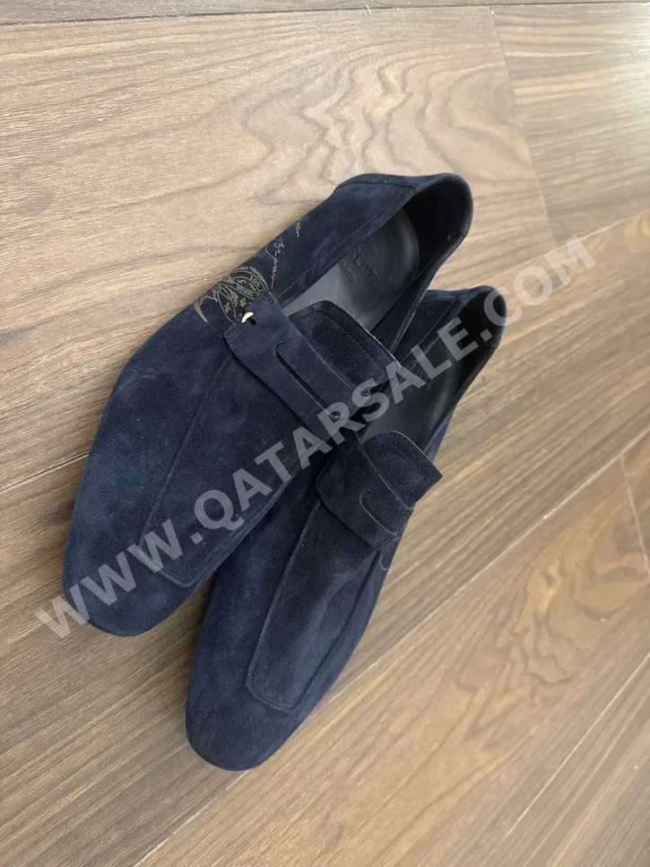 Shoes Genuine Leather  Blue Size 41  Italy  Men