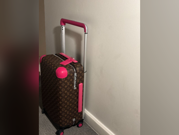 Louis Vuitton  Pink  Leather  With Padded Dividers  Hard  Indestructible