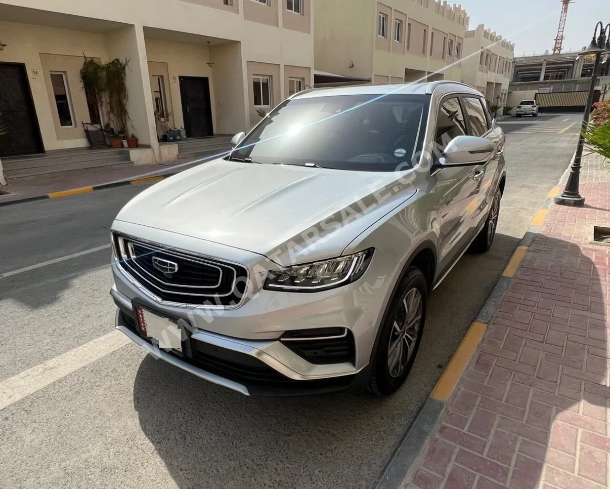 Geely  Azkarra  2023  Automatic  45,110 Km  3 Cylinder  All Wheel Drive (AWD)  SUV  Silver  With Warranty