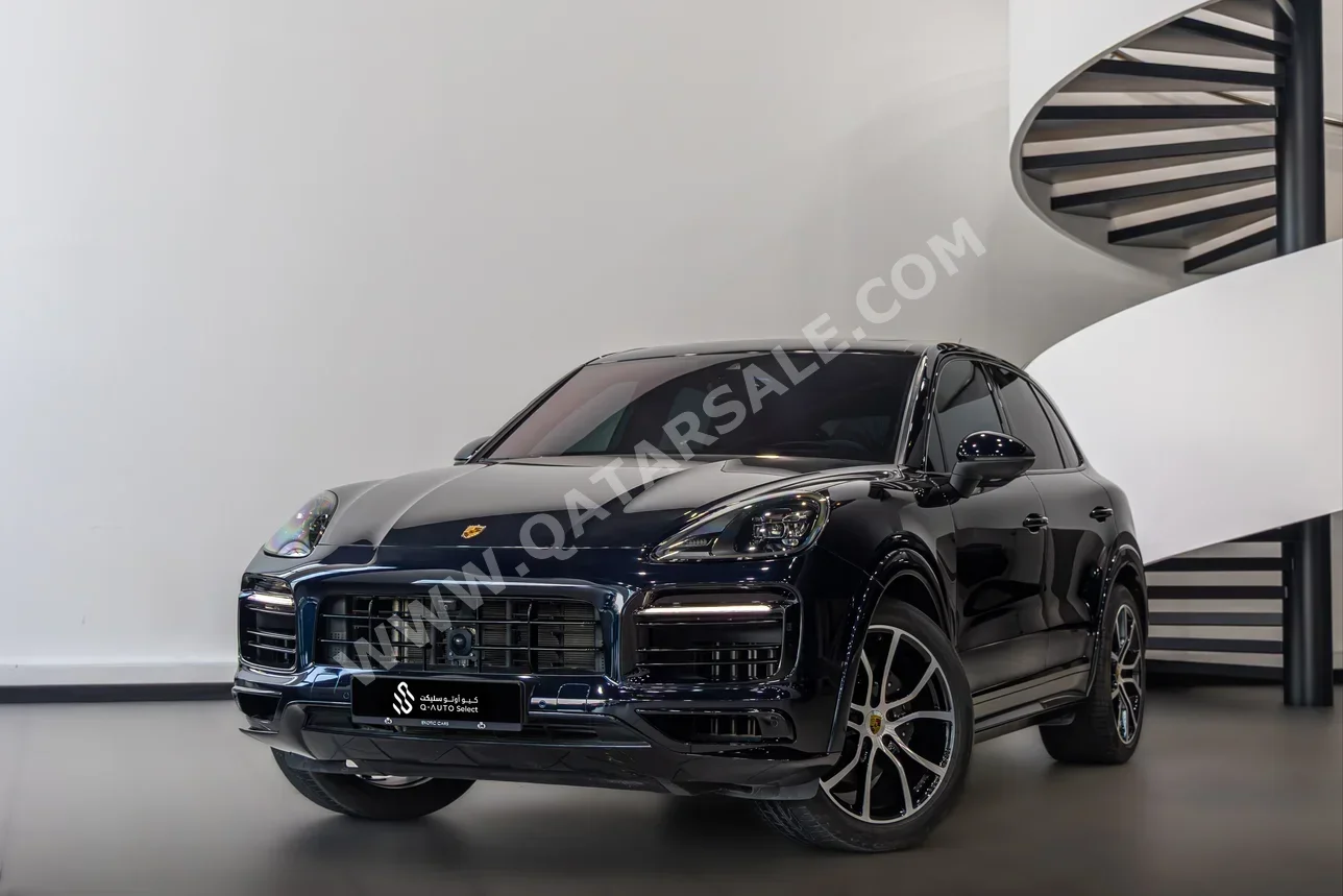 Porsche  Cayenne  2023  Automatic  34,800 Km  6 Cylinder  Four Wheel Drive (4WD)  SUV  Dark Blue  With Warranty