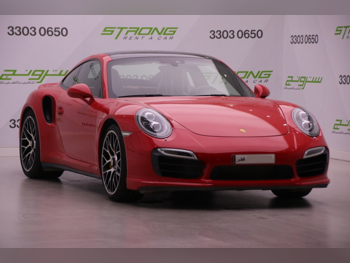 Porsche  911  Turbo S  2014  Automatic  11,000 Km  6 Cylinder  Rear Wheel Drive (RWD)  Coupe / Sport  Red