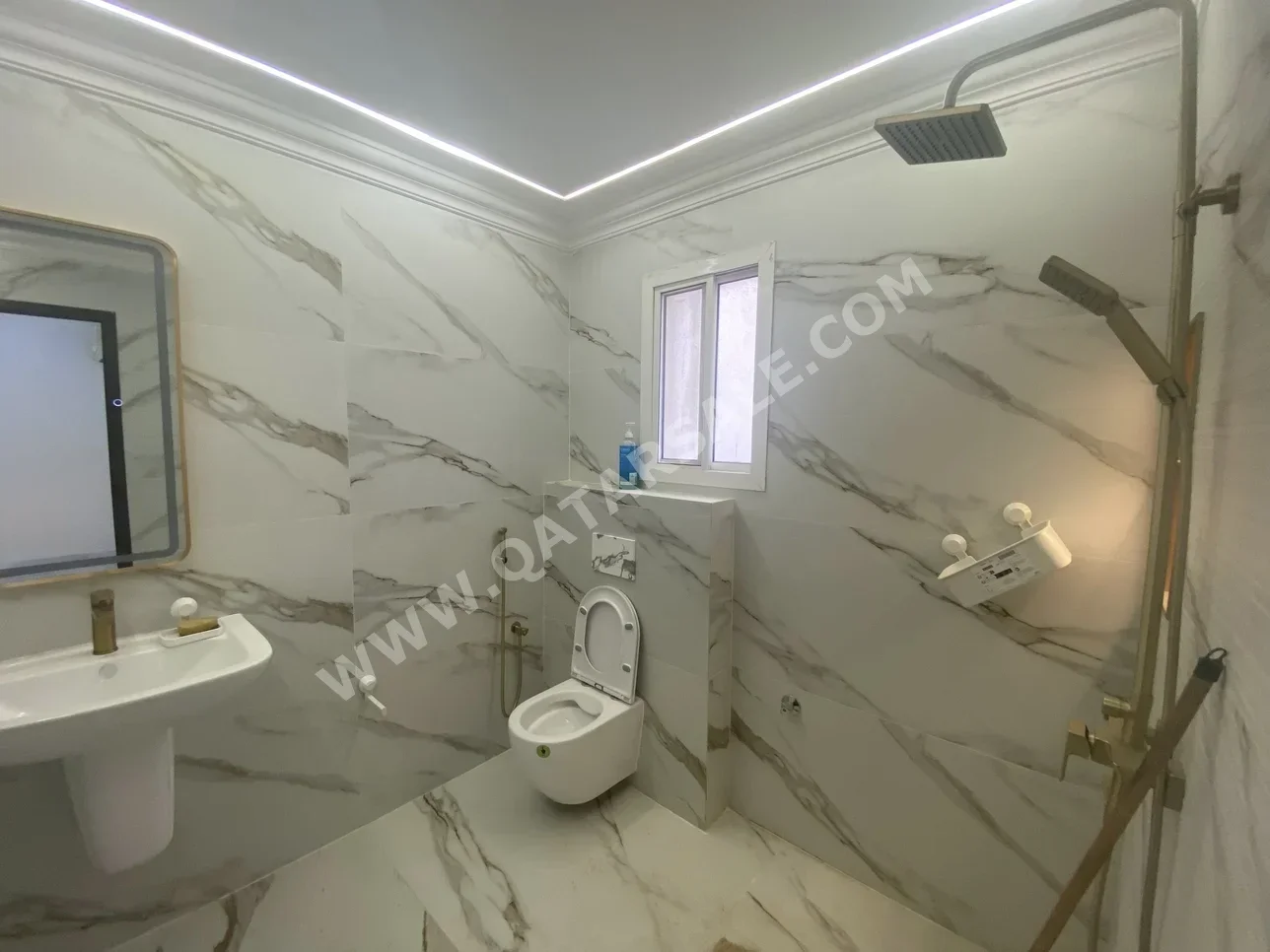 2 Bedrooms  Apartment  For Rent  in Doha -  Al Thumama  Semi Furnished