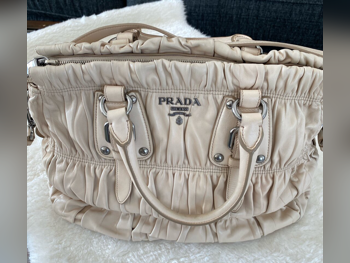 Bags  - Prada  - Beige  - Genuine Leather  - For Women