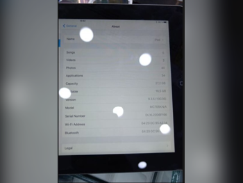 Apple  iPad  (2nd generation)  2011 -  16 GB - Connectivity Wi Fi Only