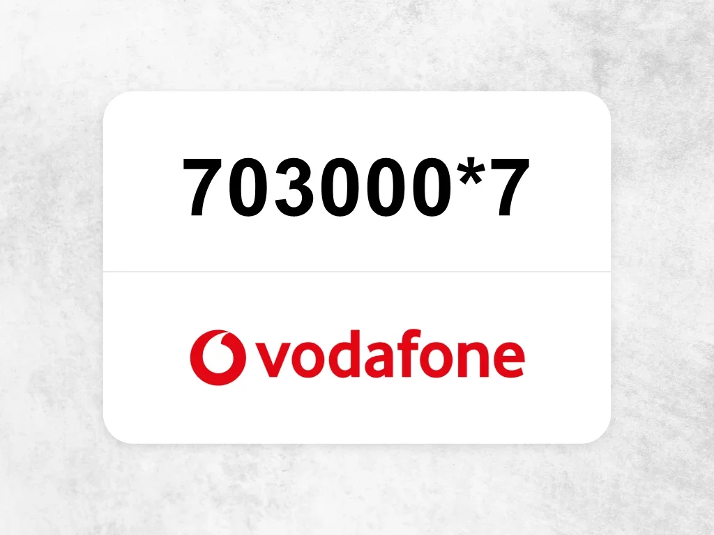 جوال فودافون  703000*7