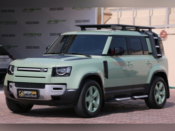 Land Rover  Defender  110  2023  Automatic  23,000 Km  6 Cylinder  Four Wheel Drive (4WD)  SUV  Green  With Warranty