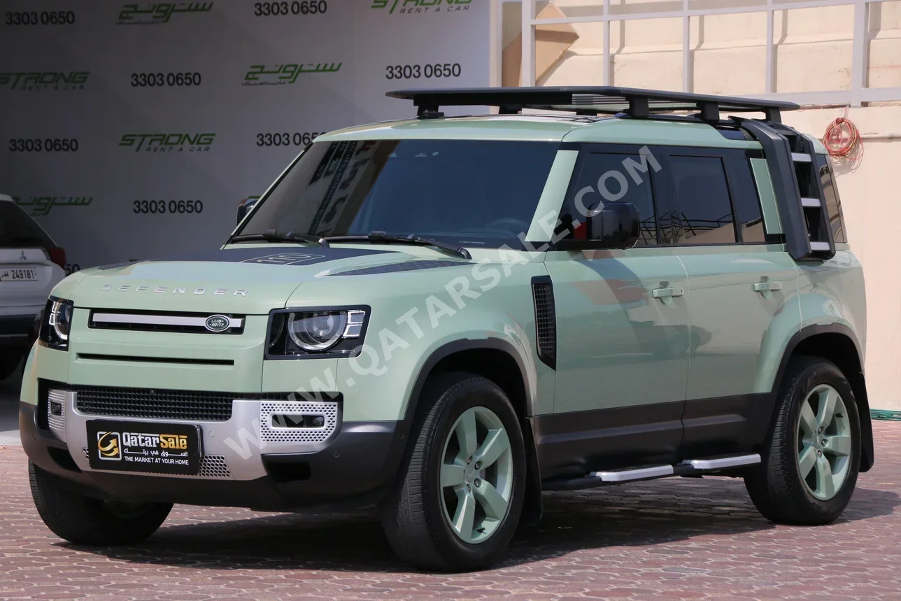 Land Rover  Defender  110  2023  Automatic  23,000 Km  6 Cylinder  Four Wheel Drive (4WD)  SUV  Green  With Warranty