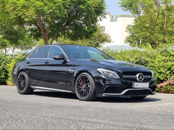 Mercedes-Benz  C-Class  63 AMG  2017  Automatic  49,000 Km  8 Cylinder  Rear Wheel Drive (RWD)  Sedan  Black