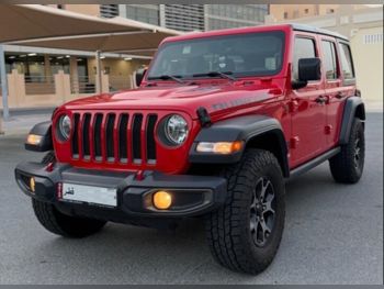 Jeep  Wrangler  Rubicon  2018  Automatic  92,000 Km  6 Cylinder  Four Wheel Drive (4WD)  SUV  Black and Red  With Warranty