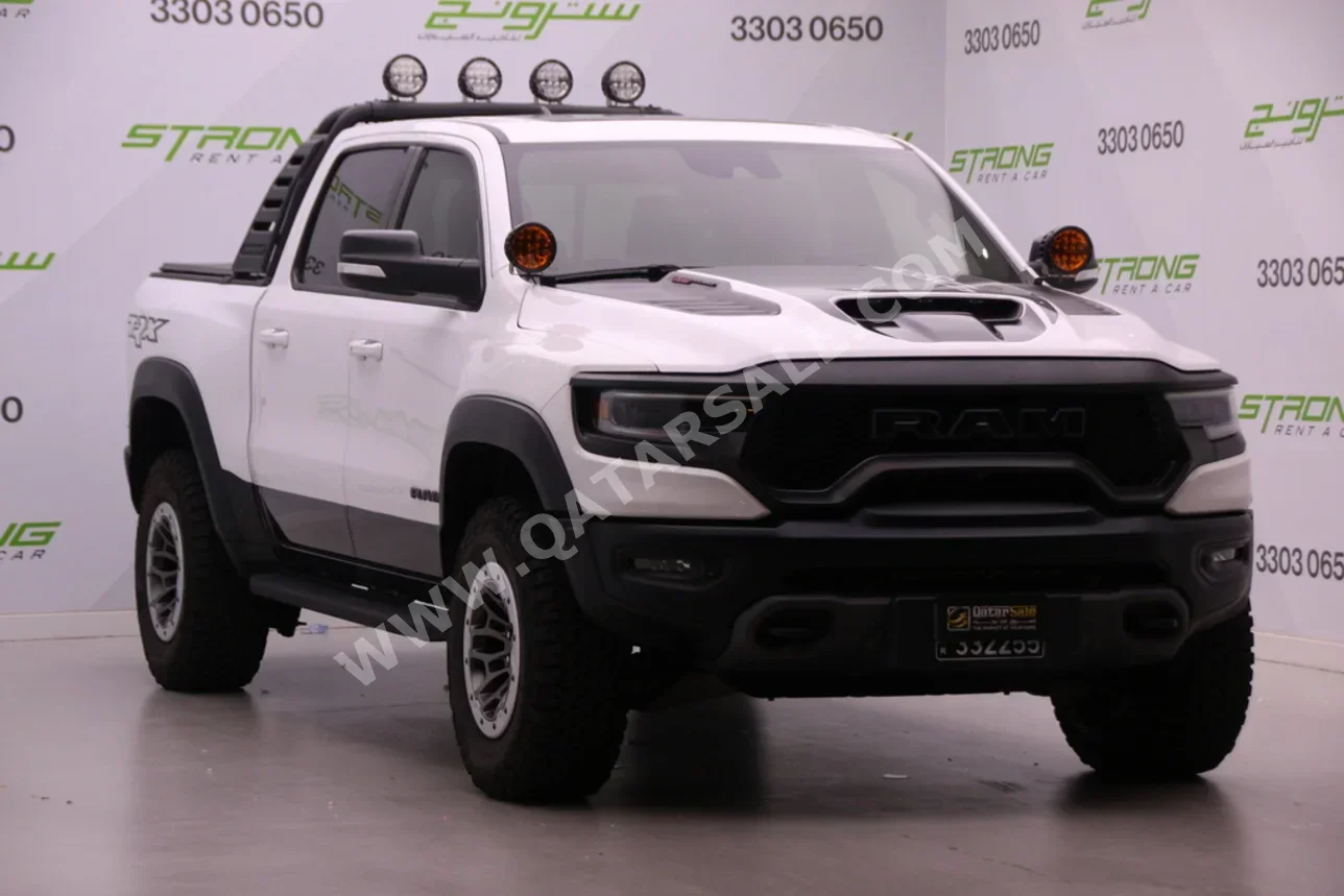 Dodge  Ram  TRX  2021  Automatic  65,000 Km  8 Cylinder  Four Wheel Drive (4WD)  Pick Up  White  With Warranty