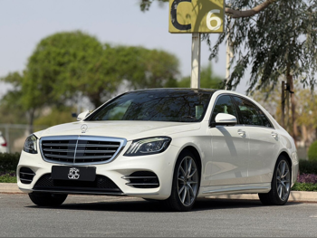 Mercedes-Benz  S-Class  450  2019  Automatic  128,000 Km  6 Cylinder  Rear Wheel Drive (RWD)  Sedan  White