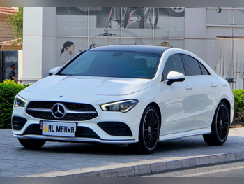 Mercedes-Benz  CLA  250  2021  Automatic  123,000 Km  4 Cylinder  Rear Wheel Drive (RWD)  Sedan  White