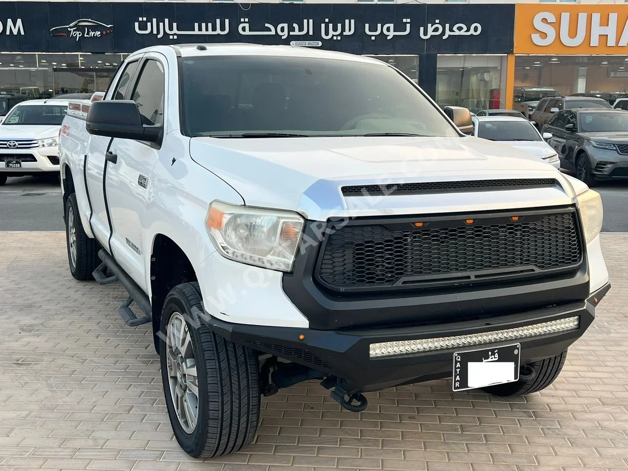 تويوتا  تندرا  تي ار دي  2015  اوتوماتيك  151,000 كم  8 سلندر  دفع رباعي  بيكب  أبيض