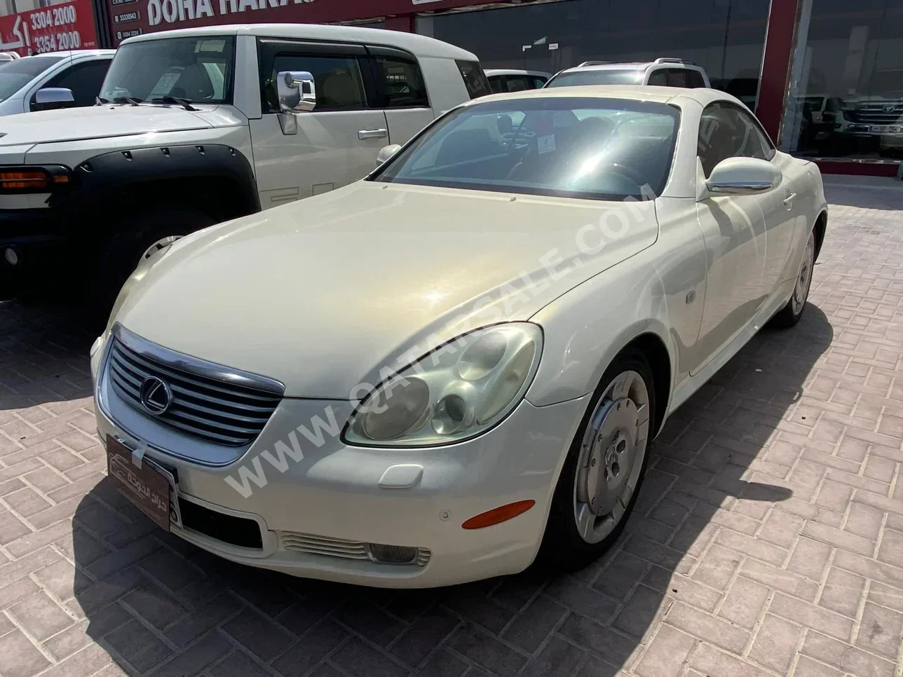 لكزس  اس سي  430  2001  اوتوماتيك  129,000 كم  8 سلندر  دفع خلفي  كوبيه \ سبورت  أبيض