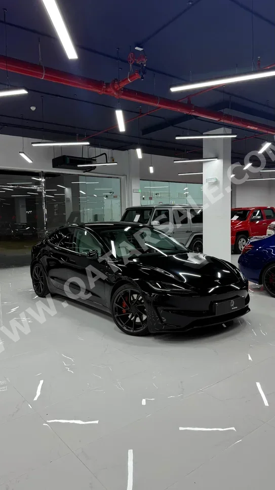Tesla  Model 3  Performance  2024  Automatic  56,000 Km  0 Cylinder  All Wheel Drive (AWD)  Sedan  Black  With Warranty