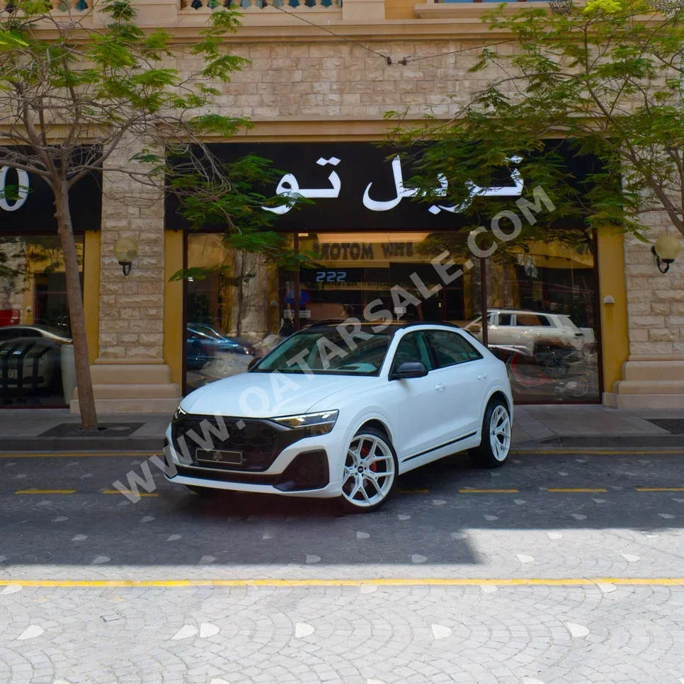 اودي  اس كيو 8  2024  اوتوماتيك  8,500 كم  6 سلندر  دفع رباعي  اس يو في  أبيض  تحت الضمان