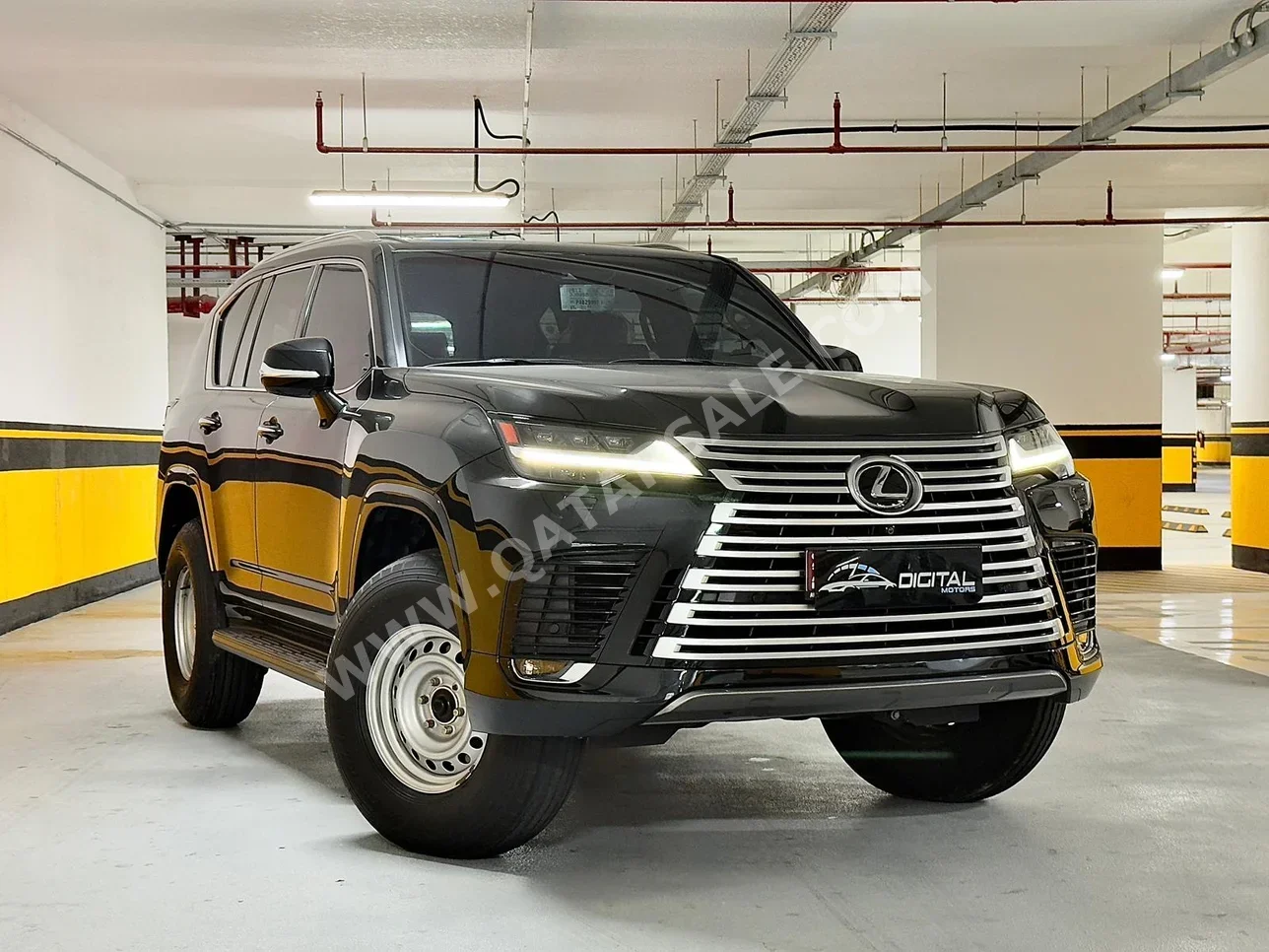 Lexus  LX  600 Luxury  2023  Automatic  102,000 Km  6 Cylinder  Four Wheel Drive (4WD)  SUV  Black  With Warranty