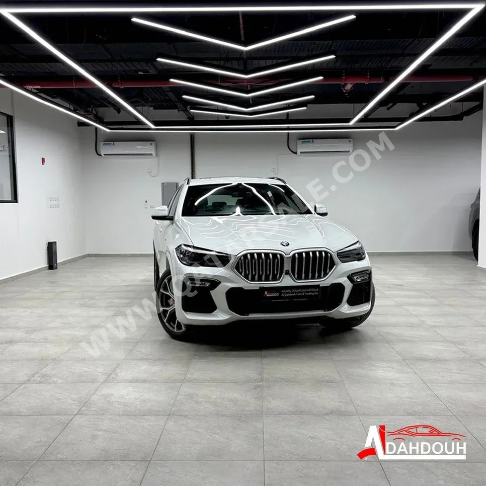 BMW  X-Series  X6 M40i  2021  Automatic  54,000 Km  6 Cylinder  Four Wheel Drive (4WD)  SUV  White