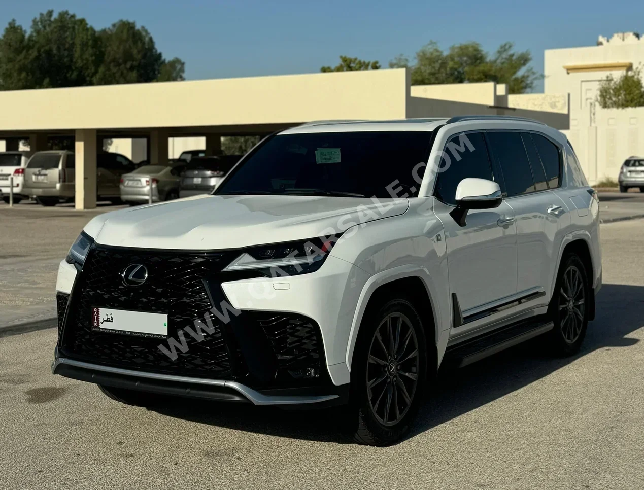 Lexus  LX  600 F Sport  2023  Automatic  41,000 Km  6 Cylinder  Four Wheel Drive (4WD)  SUV  White  With Warranty