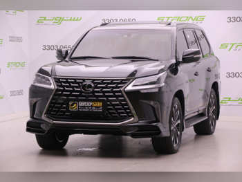 لكزس ال اكس 570 اس بلاك ايديشن 2021 اوتوماتيك 62,000 كم 8 سلندر دفع رباعي اس يو في أسود تحت الضمان