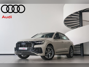 Audi  Q8  S-Line  2023  Automatic  39,000 Km  6 Cylinder  All Wheel Drive (AWD)  SUV  Beige  With Warranty
