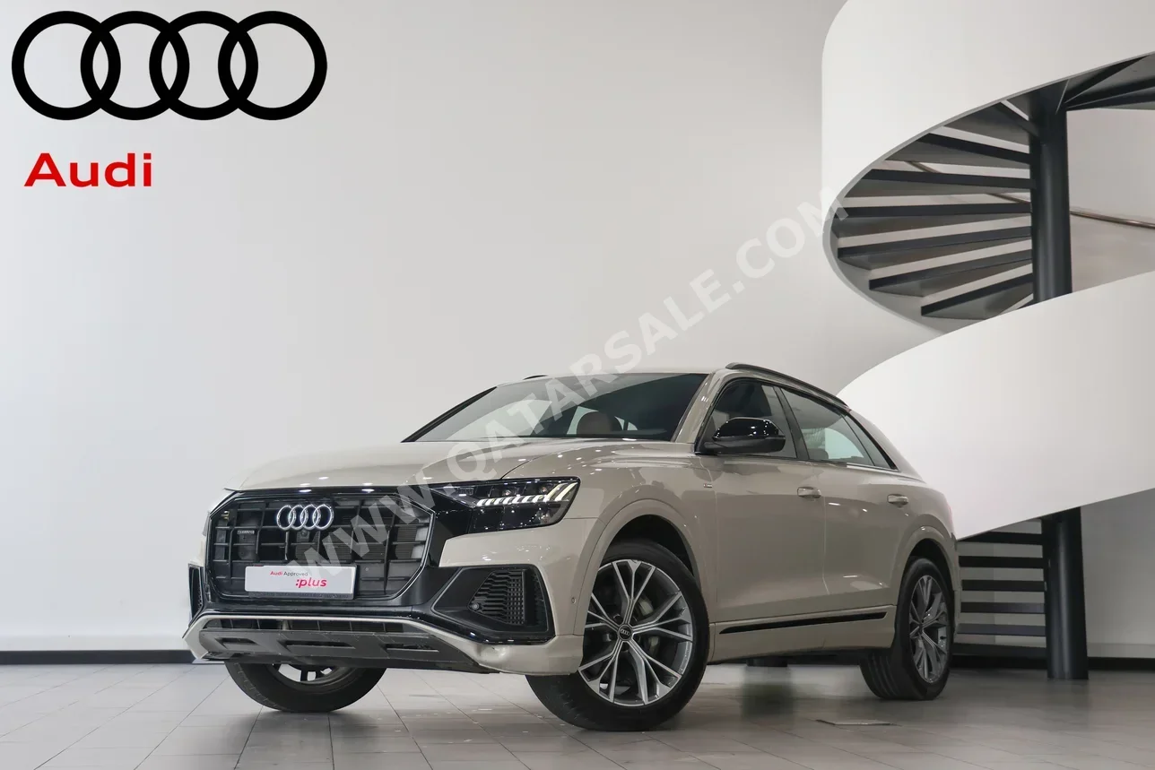 Audi  Q8  S-Line  2023  Automatic  39,000 Km  6 Cylinder  All Wheel Drive (AWD)  SUV  Beige  With Warranty