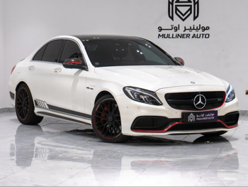 Mercedes-Benz  C-Class  63 AMG S  2016  Automatic  74,157 Km  8 Cylinder  Rear Wheel Drive (RWD)  Sedan  White
