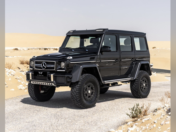 مرسيدس - بنز  جي - كلاس  63 اي ام جي 4x4²  2016  اوتوماتيك  34,000 كم  8 سلندر  دفع رباعي  اس يو في  أسود