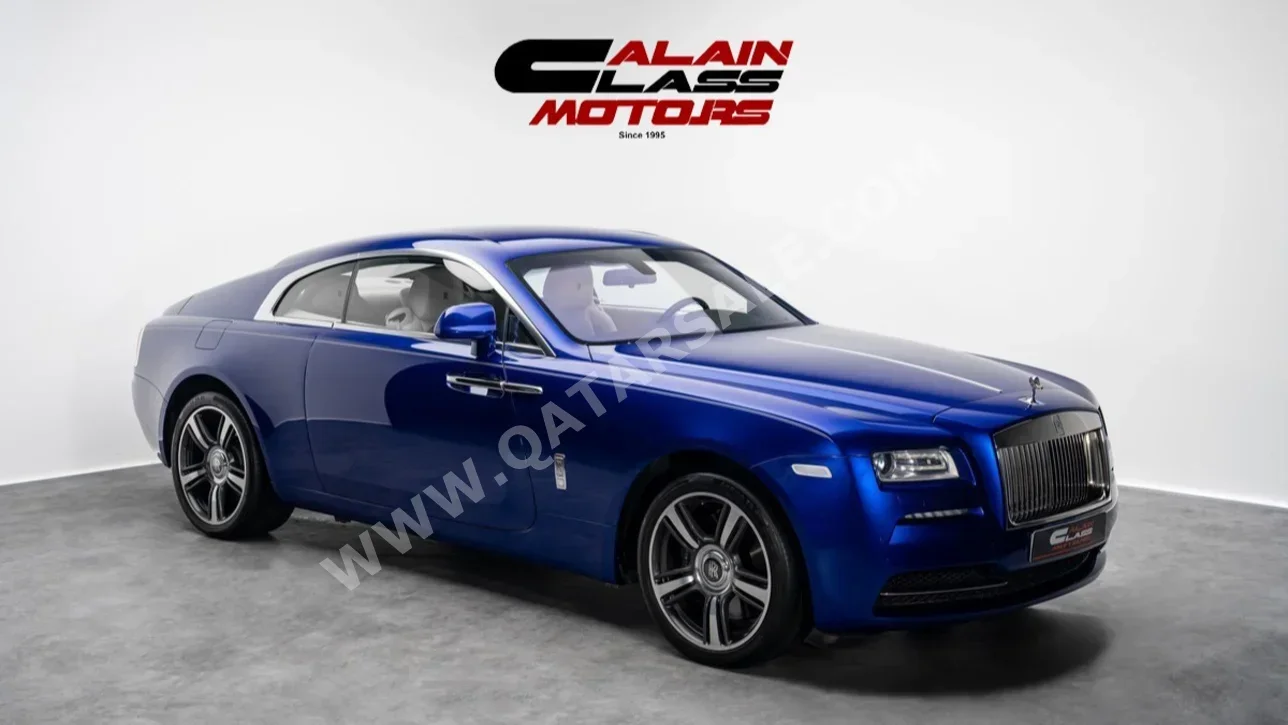 Rolls-Royce  Wraith  2015  Automatic  25,841 Km  12 Cylinder  All Wheel Drive (AWD)  Coupe / Sport  Blue