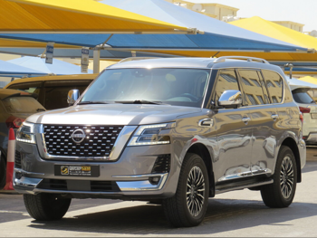 Nissan  Patrol  Platinum  2022  Automatic  71,000 Km  6 Cylinder  Four Wheel Drive (4WD)  SUV  Gray  With Warranty