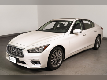 Infiniti  Q  50  2024  Automatic  14,521 Km  4 Cylinder  Rear Wheel Drive (RWD)  Sedan  White  With Warranty