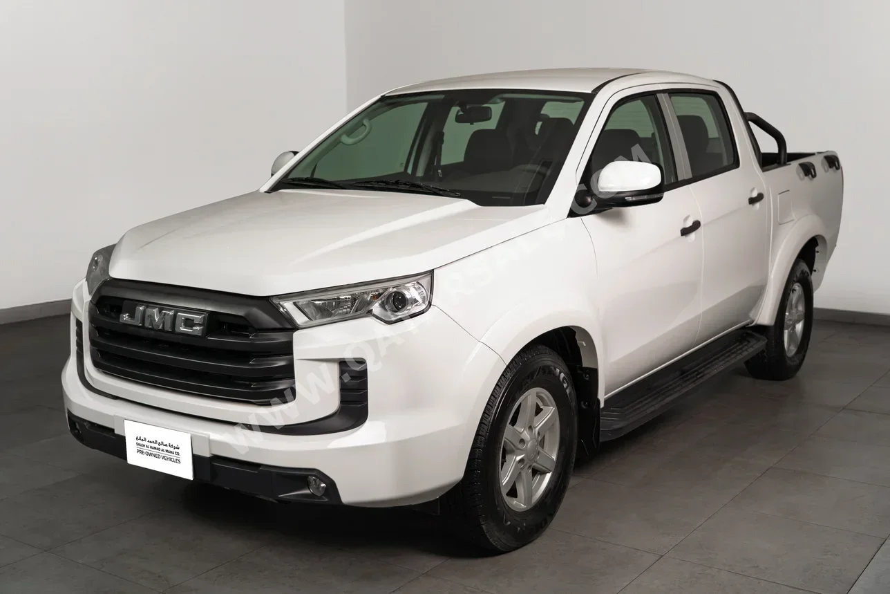 JMC  Pickup  2024  Manual  3,109 Km  4 Cylinder  Four Wheel Drive (4WD)  Pick Up  White  With Warranty