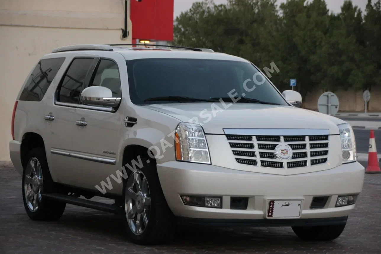Cadillac  Escalade  2014  Automatic  177,000 Km  8 Cylinder  Four Wheel Drive (4WD)  SUV  White