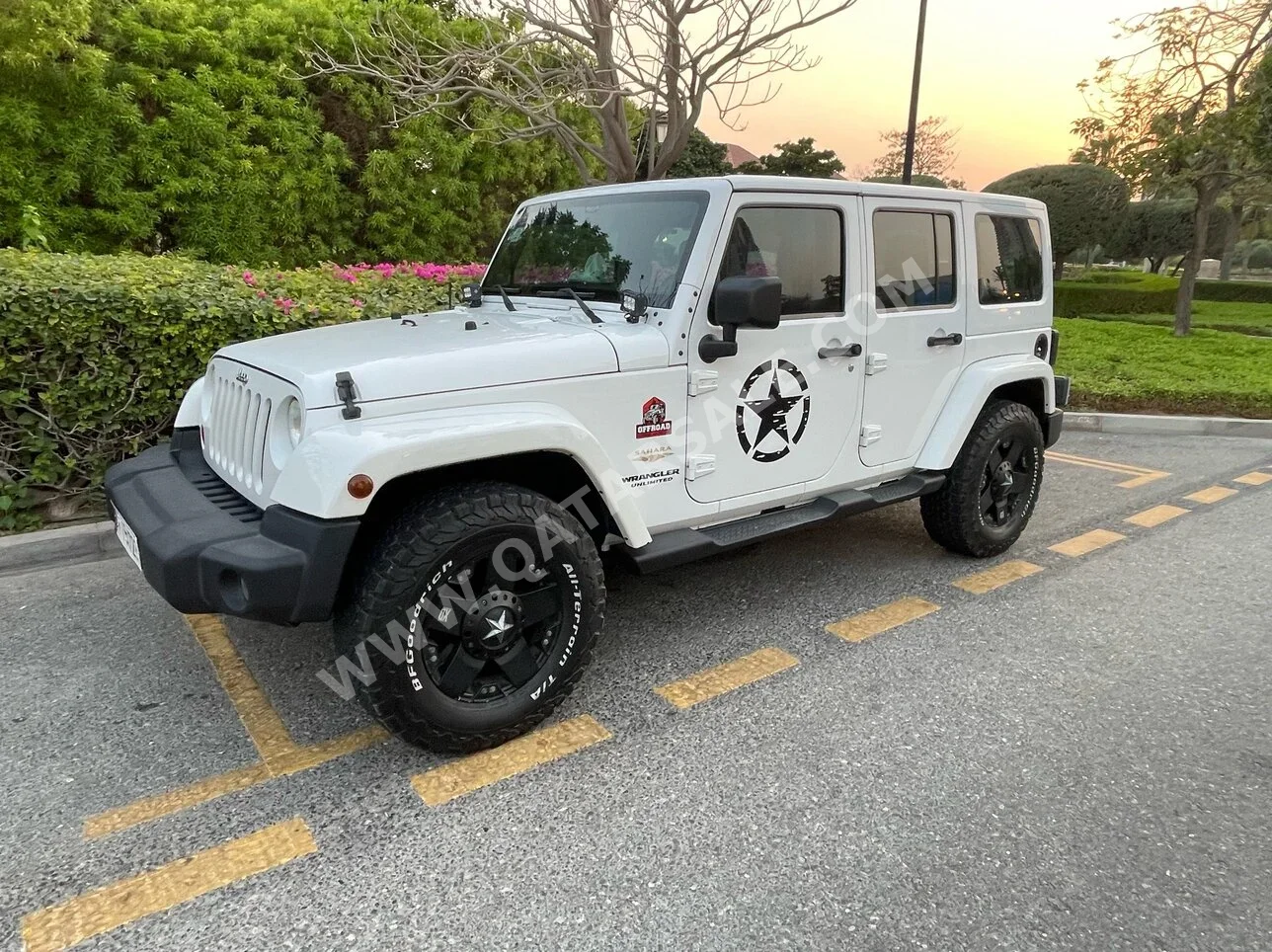 Jeep  Wrangler  Sahara  2013  Automatic  123,000 Km  6 Cylinder  Four Wheel Drive (4WD)  SUV  White