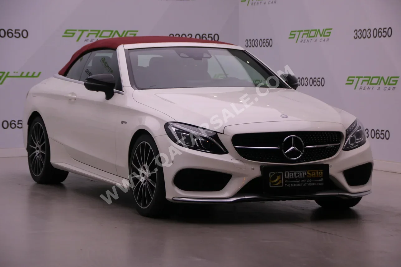 Mercedes-Benz  C-Class  43 AMG  2017  Automatic  66,700 Km  6 Cylinder  All Wheel Drive (AWD)  Convertible  White