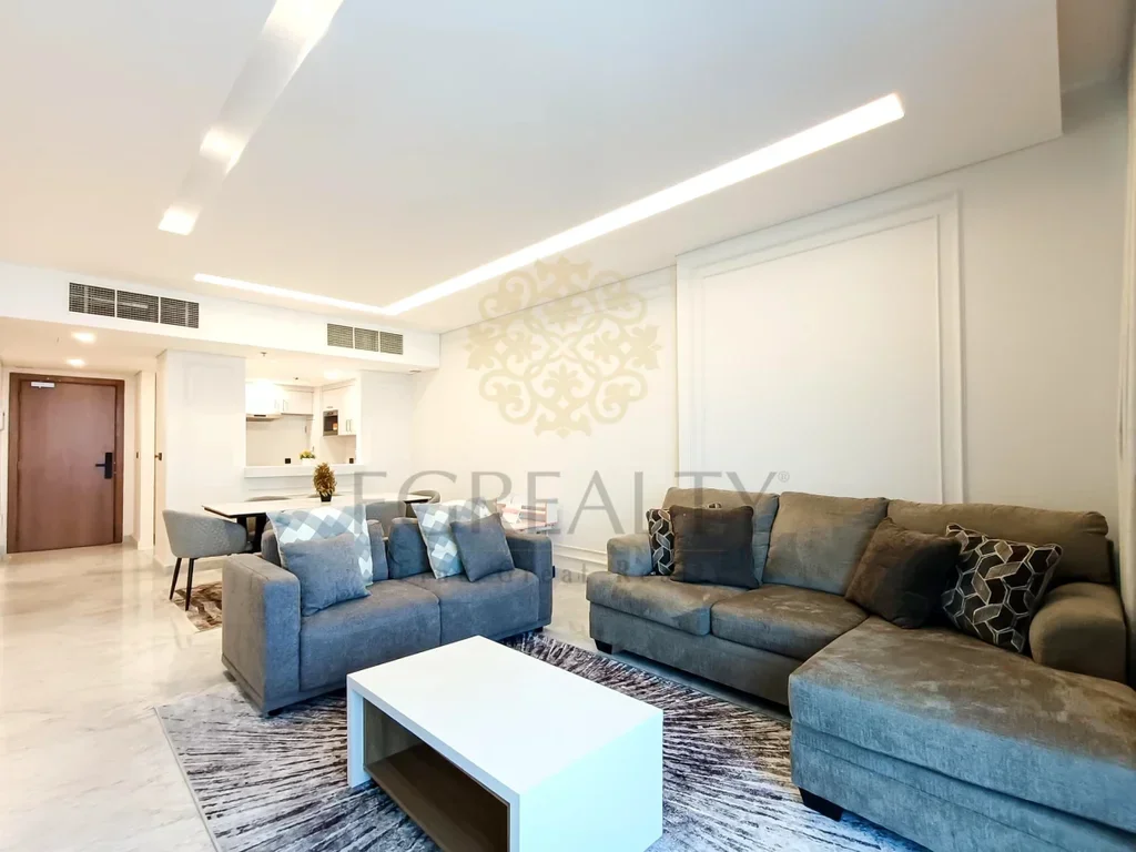 2 Bedrooms Apartment For Rent in Lusail - Marina District Fully Furnished