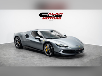 فيراري  296  جي تي بي  2023  اوتوماتيك  7,060 كم  6 سلندر  دفع خلفي  كوبيه \ سبورت  فضي