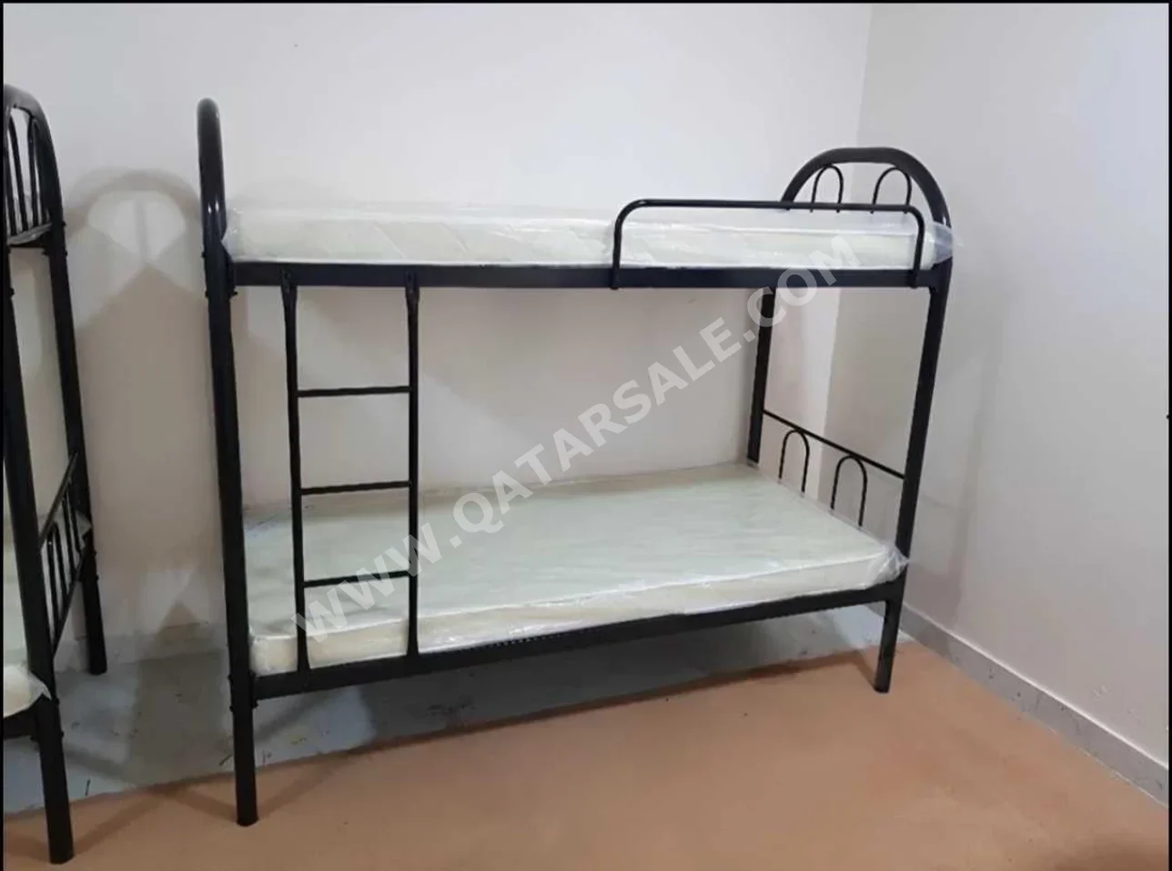 Beds - Double bunk  - Black  - Mattress Included