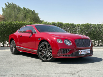 Bentley  Continental  GT Speed  2015  Automatic  87,000 Km  12 Cylinder  All Wheel Drive (AWD)  Coupe / Sport  Red