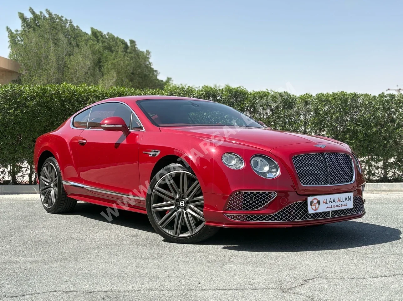 Bentley  Continental  GT Speed  2015  Automatic  87,000 Km  12 Cylinder  All Wheel Drive (AWD)  Coupe / Sport  Red