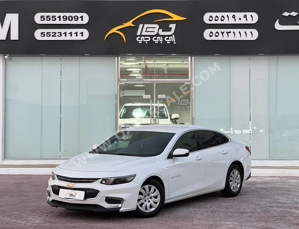 Chevrolet  Malibu  2018  Automatic  54,000 Km  4 Cylinder  Front Wheel Drive (FWD)  Sedan  White
