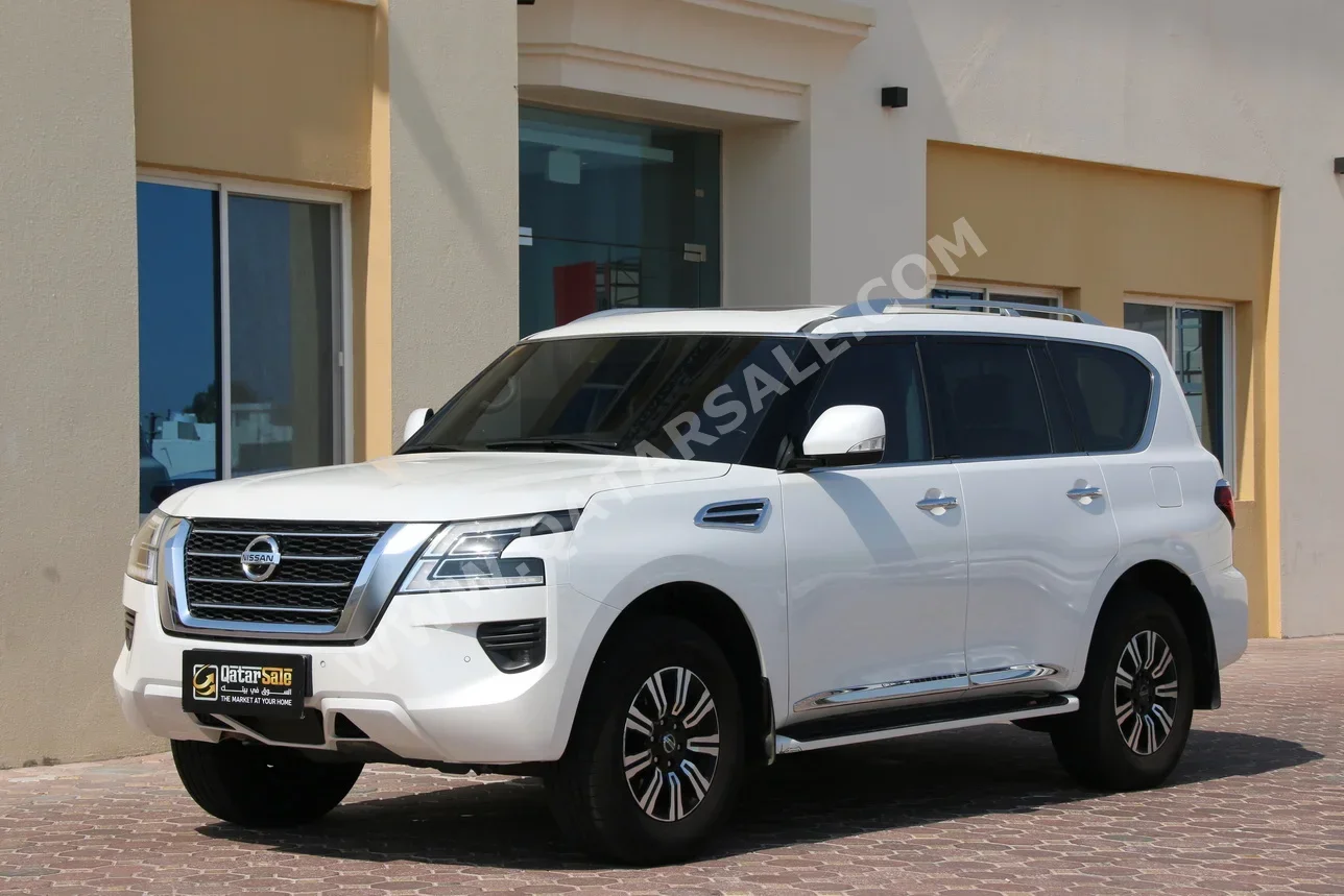 Nissan  Patrol  Titanium  2020  Automatic  199,000 Km  6 Cylinder  Four Wheel Drive (4WD)  SUV  White