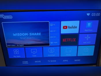 Television (TV) SuperGeneral  - 50 Inch  - 4K or UHD  - Smart TV