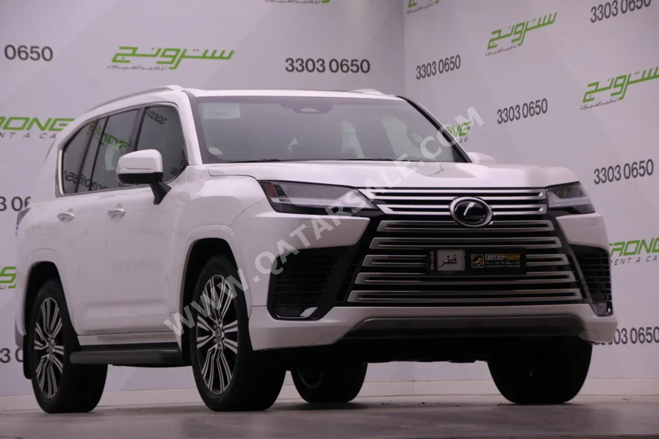 Lexus  LX  600 Luxury  2025  Automatic  20,000 Km  6 Cylinder  Four Wheel Drive (4WD)  SUV  White  With Warranty