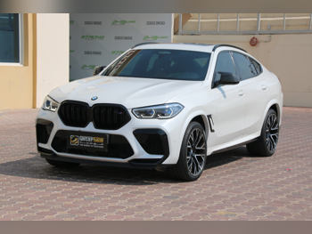 BMW  X-Series  X6 M Competition  2021  Automatic  53,000 Km  8 Cylinder  Four Wheel Drive (4WD)  SUV  White