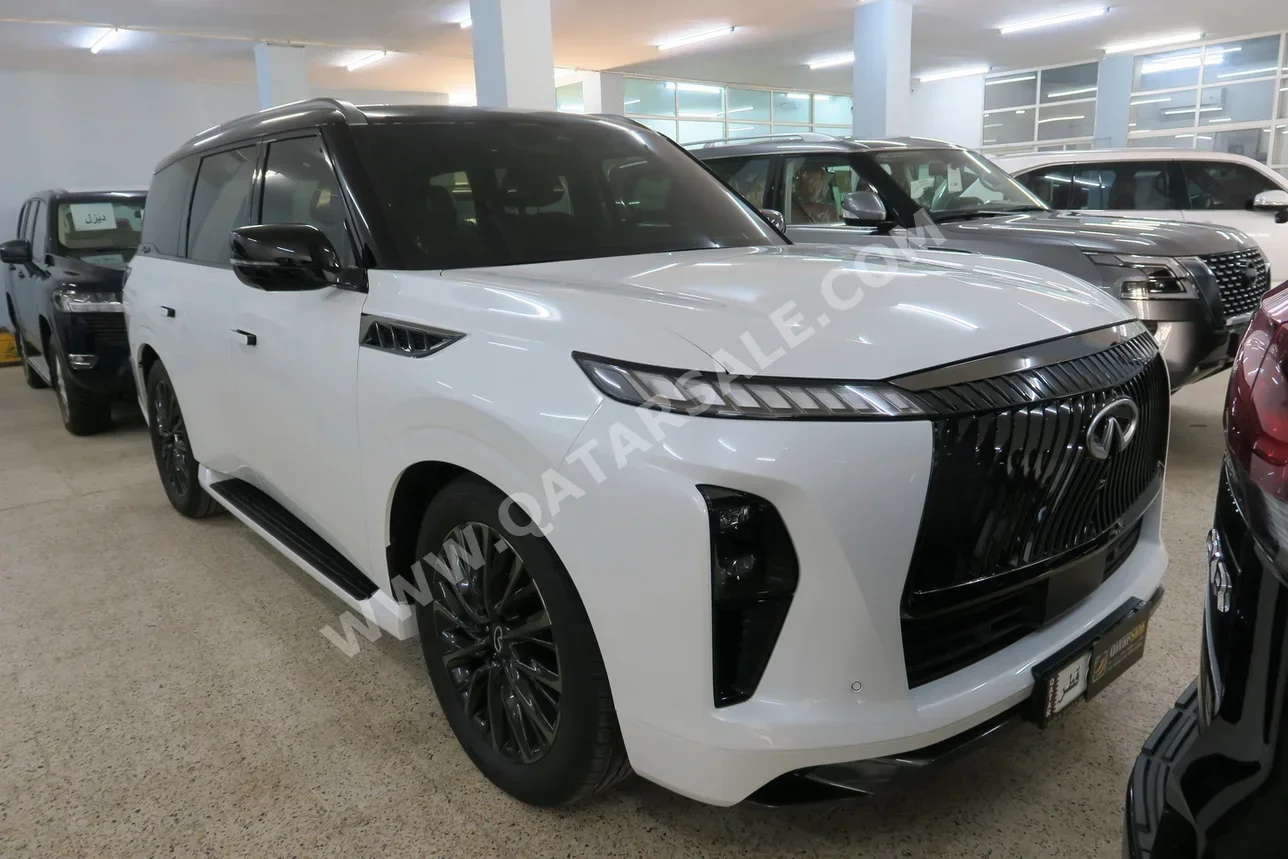 Infiniti  QX  80  2025  Automatic  500 Km  6 Cylinder  Four Wheel Drive (4WD)  SUV  White  With Warranty