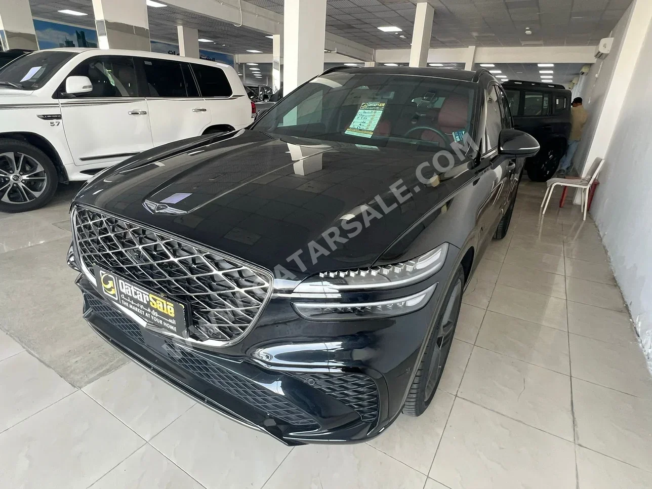 Genesis  GV 70  2025  Automatic  9,000 Km  6 Cylinder  Four Wheel Drive (4WD)  SUV  Black  With Warranty